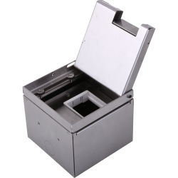 Donel Лючок в пол 2 мод. (1 мод. 45х45 мм), нержавеющая сталь, (с уст. набором)