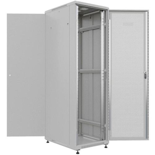 Шкаф серверный NTSS Премиум (NTSS-R22U6080PD) напольный 22U 600x800мм пер.дв.перфор. металл 900кг серый 710мм 54кг 1102мм IP20 сталь