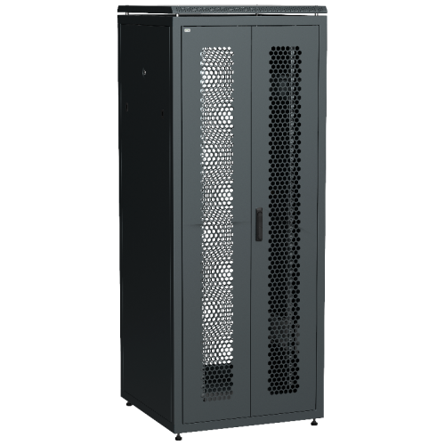 ITK LINEA N 42U 800х800мм распашн. перф. дв. задн. перф. чер