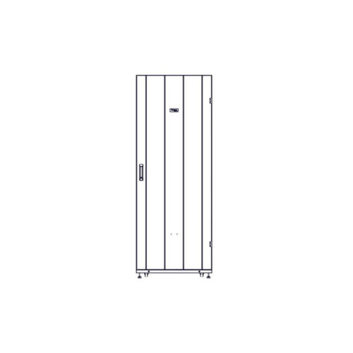 Systeme Electric mounting cabinet, Uniprom series, 42U-750/1200, 4pcs side panels, black