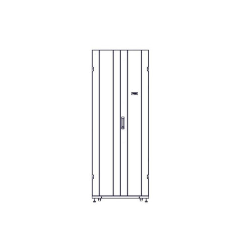 Шкаф Systeme Electric, серия Uniprom, 42U-750/1070, боковые панели 4шт, черный