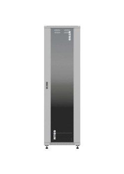 Шкаф серверный NTSS Премиум (NTSS-R32U6080GS) напольный 32U 600x800мм пер.дв.стекл металл 900кг серый 1542мм 71.3кг 1542мм IP20 сталь