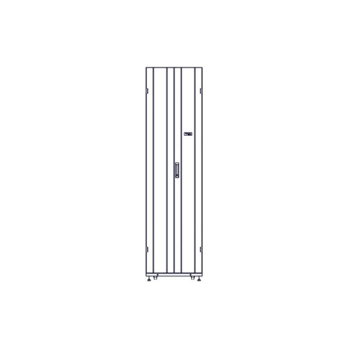 Шкаф Systeme Electric, серия Uniprom, 48U-600/1200, боковые панели 4шт, черный