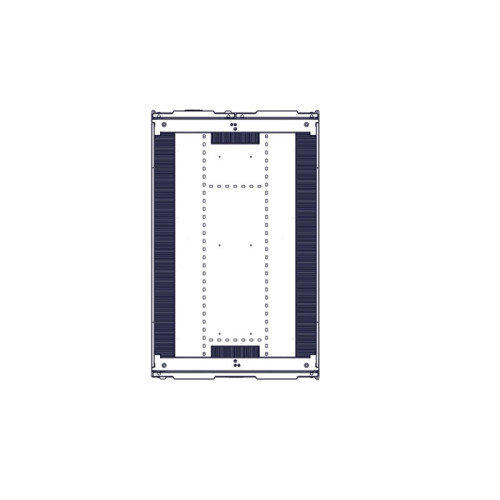 Systeme Electric mounting cabinet, Uniprom series, 42U-750/1200, 4pcs side panels, black