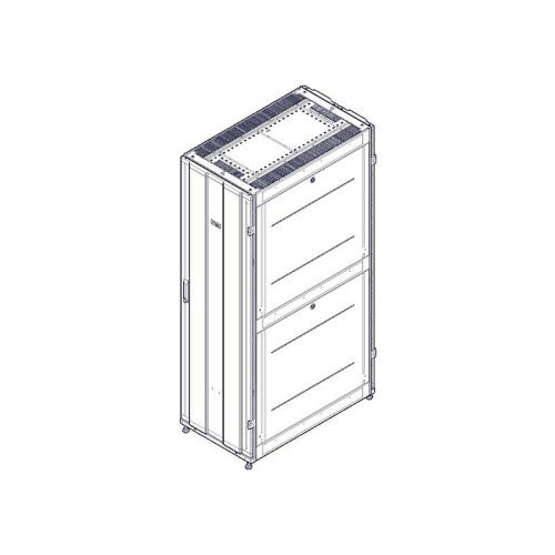 Шкаф Systeme Electric, серия Uniprom, 42U-600/1070, боковые панели 4шт, черный