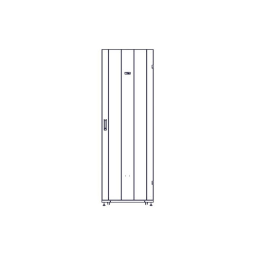 Шкаф Systeme Electric, серия Uniprom, 48U-750/1200, боковые панели 4шт, черный