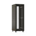 Шкаф серверный Hyperline TTBR-4261-DD-RAL9004 напольный 42U 600x1000мм пер.дв.перфор. задн.дв.перфор. 2 бок.пан. направл.под закл.гайки 800кг черный 910мм 122.2кг 2055мм IP20 сталь