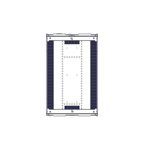 Systeme Electric mounting cabinet, Uniprom series, 42U-750/1200, 4pcs side panels, black