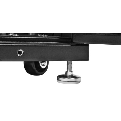 Шкаф серверный ЦМО (ШТК-СП-42.6.10-44АА-9005) напольный 42U 600x990мм пер.дв.перфор. задн.дв.перфор. 2 бок.пан. направл.под закл.гайки 1350кг черный 690мм 139кг 120град. 1950мм IP20 сталь с силовыми розетками укомплектованный