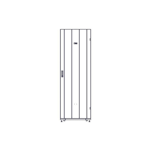 Шкаф Systeme Electric, серия Uniprom, 48U-750/1070, боковые панели 4шт, черный