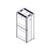 Шкаф Systeme Electric, серия Uniprom, 48U-800/1070, боковые панели 4шт, черный