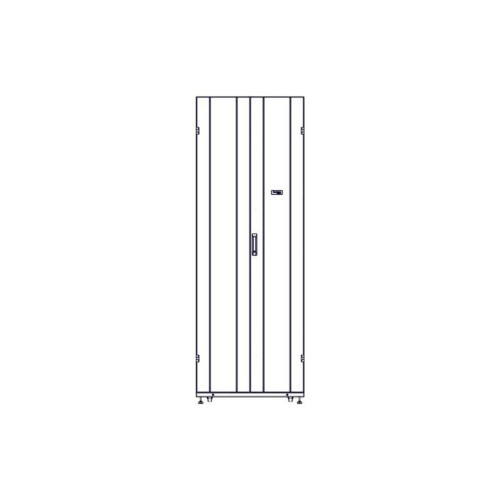Шкаф Systeme Electric, серия Uniprom, 48U-800/1070, боковые панели 4шт, черный
