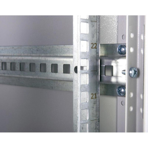 Шкаф коммутационный ЦМО (ШТК-Э-24.6.6-13АА) напольный 24U 600x600мм пер.дв.стекл металл 2 бок.пан. направл.под закл.гайки 540кг серый 515мм 51кг 180град. 1187мм IP20 сталь