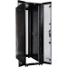 Шкаф серверный ЦМО (ШТК-СП-42.6.10-44АА-9005) напольный 42U 600x990мм пер.дв.перфор. задн.дв.перфор. 2 бок.пан. направл.под закл.гайки 1350кг черный 690мм 139кг 120град. 1950мм IP20 сталь с силовыми розетками укомплектованный