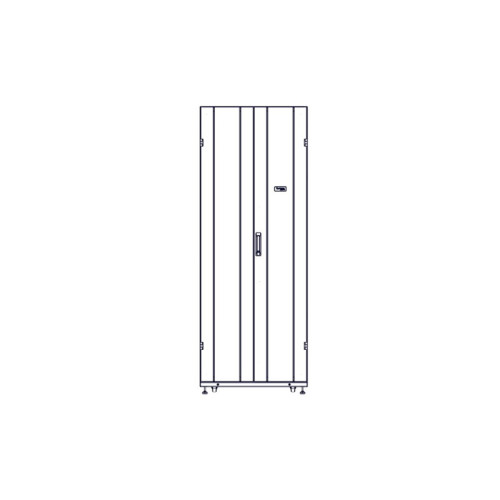 Systeme Electric mounting cabinet, Uniprom series, 42U-750/1200, 4pcs side panels, black