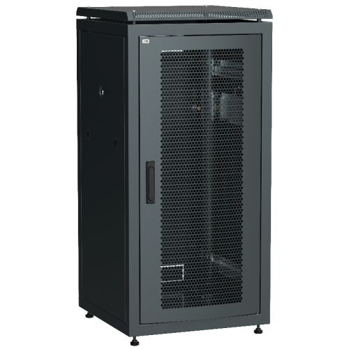 ITK LINEA N 28U 600х600мм перф. пер. дв. чер.