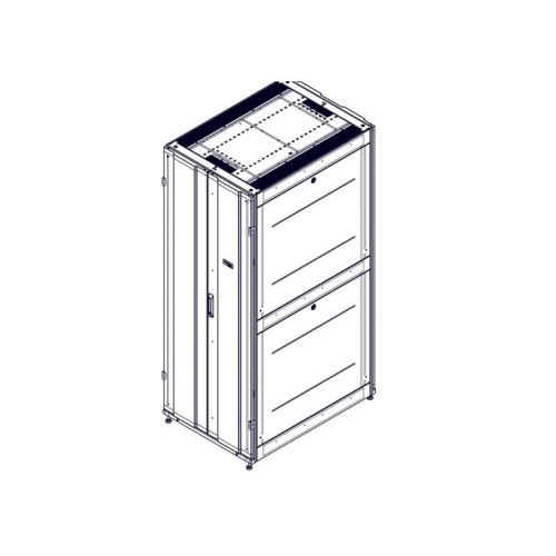 Шкаф Systeme Electric, серия Uniprom, 42U-750/1070, боковые панели 4шт, черный