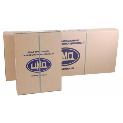 Шкаф коммутационный ЦМО (ШТК-М-18.6.6-4ААА) напольный 18U 600x600мм пер.дв.перфор. задн.дв.стал.лист 2 бок.пан. 270кг серый 455мм 49.6кг 180град. 960мм