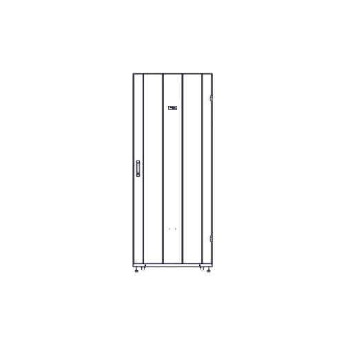 Шкаф Systeme Electric, серия Uniprom, 42U-800/1070, боковые панели 4шт, черный