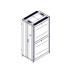 Шкаф Systeme Electric, серия Uniprom, 42U-750/1070, боковые панели 4шт, черный