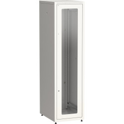 Шкаф LINEA E 33U 600х800мм двери 2шт стек. и метал. сер.