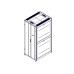 Шкаф Systeme Electric, серия Uniprom, 42U-800/1070, боковые панели 4шт, черный