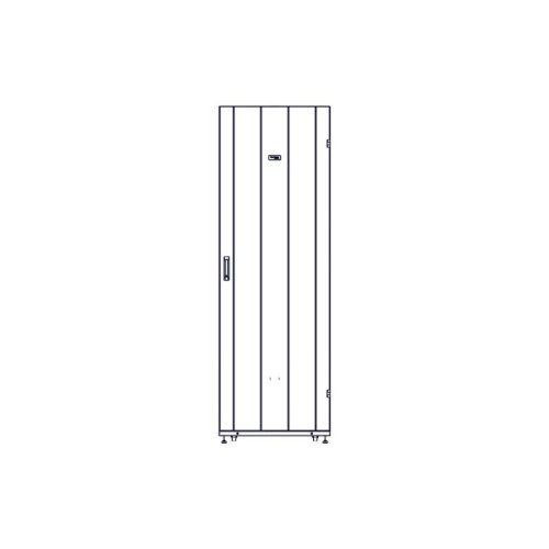 Шкаф Systeme Electric, серия Uniprom, 48U-750/1070, боковые панели 4шт, черный