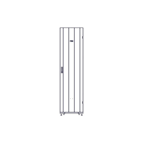 Шкаф Systeme Electric, серия Uniprom, 48U-600/1200, боковые панели 4шт, черный