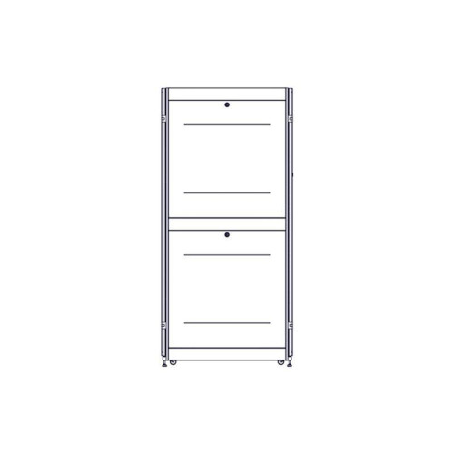 Шкаф Systeme Electric, серия Uniprom, 48U-800/1070, боковые панели 4шт, черный