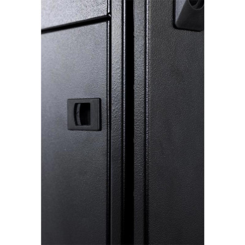 Шкаф серверный ЦМО (ШТК-СП-48.8.12-48АА-9005) напольный 48U 800x1130мм пер.дв.перфор. задн.дв.перфор.2-хст. 2 бок.пан. направл.под закл.гайки 1350кг черный 890мм 170кг 180град. 2215мм