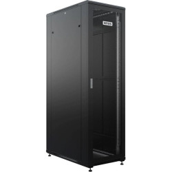 Шкаф серверный NTSS Премиум (NTSS-R42U60100PD/PDD-BL) напольный 42U 600x1000мм пер.дв.перфор. задн.дв.перфор.2-хст. 900кг черный 510мм 111кг 2210мм IP20