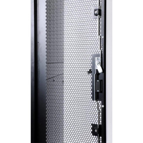Шкаф серверный ЦМО (ШТК-СП-42.8.10-48АА-9005) напольный 42U 800x930мм пер.дв.перфор. задн.дв.перфор.2-хст. 2 бок.пан. 1350кг черный 690мм 180град. 1950мм