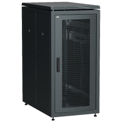 ITK LINEA N 24U 600х1000мм перф. пер. дв. чер.