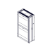 Шкаф Systeme Electric, серия Uniprom, 48U-600/1200, боковые панели 4шт, черный Шкаф Systeme Electric, серия Uniprom, 48U-600/1200, боковые панели 4шт, черный