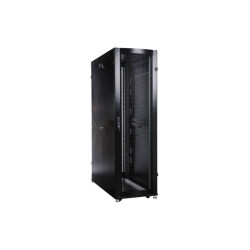 Серверный IT шкаф Schneider Electric Optimum LCSR3350  42U, ширина 750мм., глубина 1200мм., высота 1992мм., черный, площадь перфорации 74,80% , нагрузочная способность 1510кг.,  габариты упаковки 1270x785x2192мм, вес нетто 170кг., вес брутто 191кг./ Serve