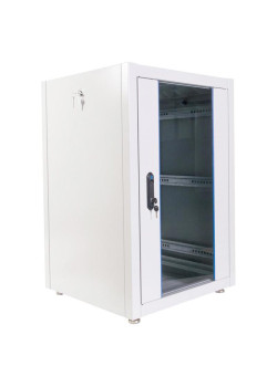 Шкаф коммутационный ЦМО (ШТК-Э-18.6.8-13АА) напольный 18U 600x800мм пер.дв.стекл металл 2 бок.пан. направл.под закл.гайки 540кг серый 715мм 50кг 180град. 920мм IP20 сталь