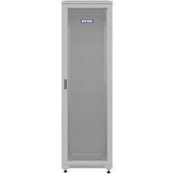 Шкаф коммутационный NTSS Премиум (NTSS-R42U6060PD) напольный 42U 600x600мм пер.дв.перфор. металл 900кг серый 510мм 86кг IP20 металл
