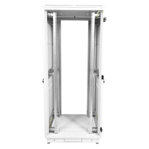 Шкаф серверный ЦМО (ШТК-М-42.8.10-4ААА) напольный 42U 800x1000мм пер.дв.перфор. задн.дв.перфор. 2 бок.пан. направл.под закл.гайки 550кг серый 855мм 134.3кг 180град. 2030мм IP20