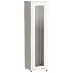 ITK LINEA E 47U 600х600мм стекл. пер. дв. задн. метал. сер.