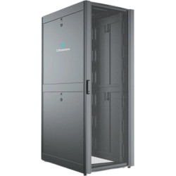 Шкаф серверный C3 Solutions (C3.RF2401) напольный 24U 600x1050мм пер.дв.перфор. 2 бок.пан. направл.под закл.гайки 1500кг черный