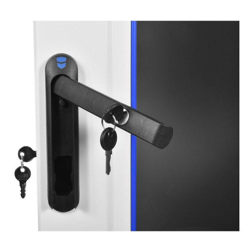 Шкаф серверный ЦМО (ШТК-М-42.6.10-1ААА-9005) напольный 42U 600x1000мм пер.дв.стекл задн.дв.стал.лист 2 бок.пан. направл.под закл.гайки 1010кг черный 855мм 133кг 180град. 2030мм IP20