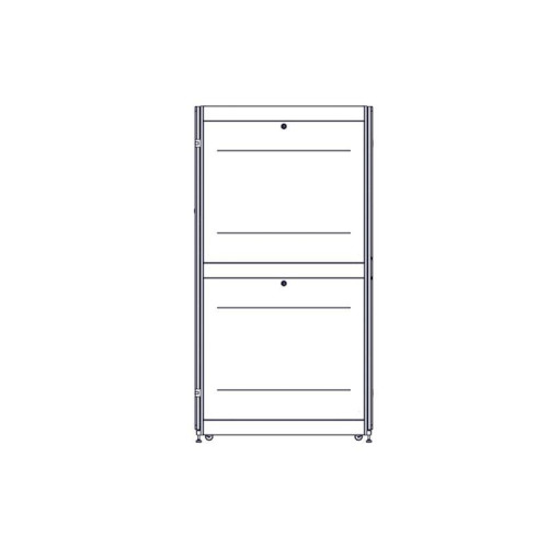 Шкаф Systeme Electric, серия Uniprom, 48U-800/1200, боковые панели 4шт, черный