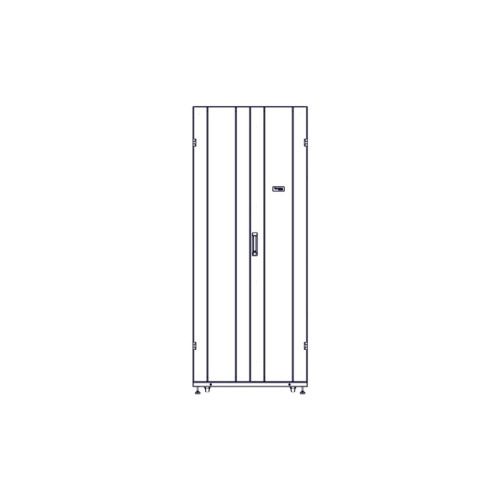 Шкаф Systeme Electric, серия Uniprom, 42U-800/1070, боковые панели 4шт, черный