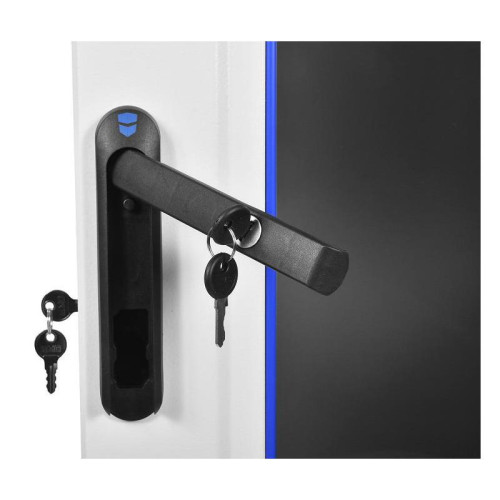 Шкаф коммутационный ЦМО (ШТК-М-42.6.8-1ААА-9005) напольный 42U 600x800мм пер.дв.стекл задн.дв.стал.лист 2 бок.пан. 550кг черный