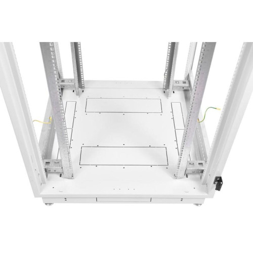 Шкаф коммутационный ЦМО (ШТК-М-42.8.8-4ААА) напольный 42U 800x800мм пер.дв.перфор. задн.дв.стал.лист 2 бок.пан. 1010кг белый 655мм 123.1кг 180град. 2030мм