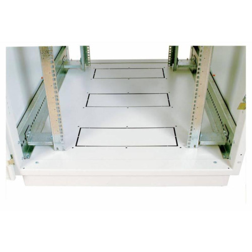 Шкаф серверный ЦМО (ШТК-М-42.8.10-3ААА) напольный 42U 800x1000мм пер.дв.металл задн.дв.стал.лист 2 бок.пан. 500кг серый 655мм 103.5кг 180град. 2030мм