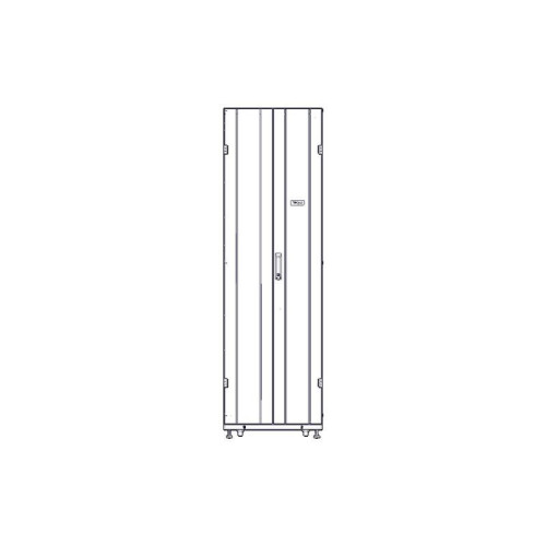 Шкаф Systeme Electric, серия Uniprom, 42U-600/1070, боковые панели 4шт, черный