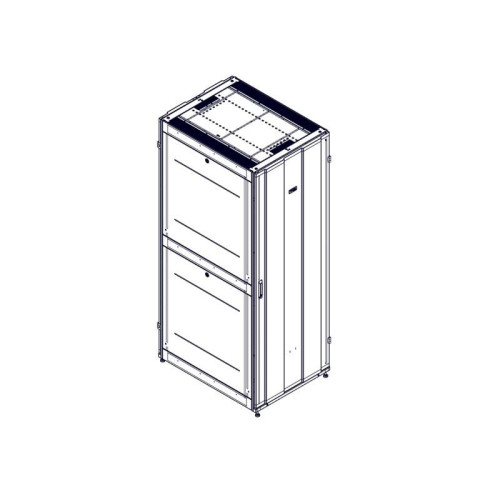 Шкаф Systeme Electric, серия Uniprom, 48U-800/1070, боковые панели 4шт, черный