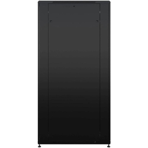 Шкаф серверный NTSS Премиум (NTSS-R42U80100GS-BL) напольный 42U 800x1000мм пер.дв.стекл металл 900кг черный 910мм 160кг 1987мм IP20 сталь