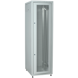 ITK LINEA E 42U 600х800мм перф. пер. дв. задн. метал. сер.